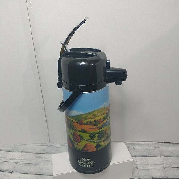 SERVICE IDEAS 3L STAINLESS STEEL AIRPOT COFFEE TEA RESTUARANT VACUUM DISPENSER - Picture 3 of 9